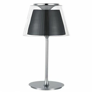 Настольная лампа дизайнерская Inculcate T111003/1black DONOLUX КЛАССИЧЕСКИЕ 080462 Прозрачный;серебро