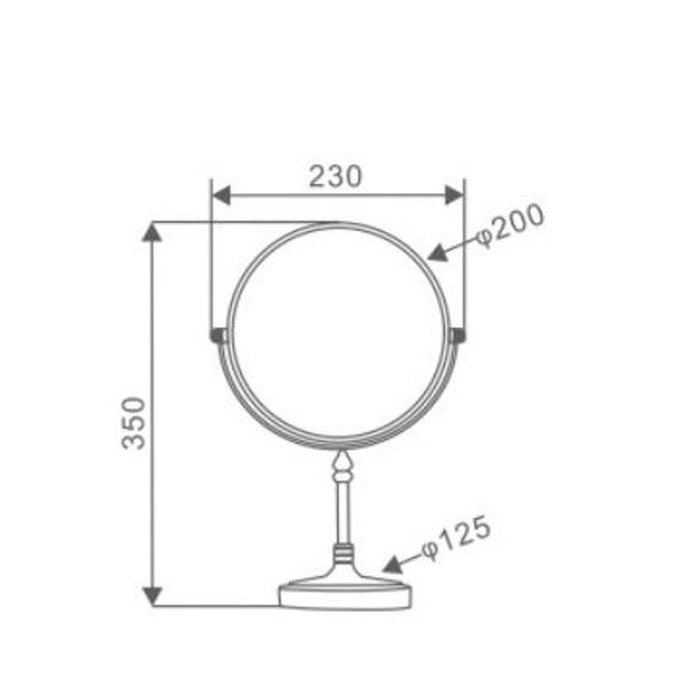 Зеркало увеличительное Raiber RMM-1116, настольное RMM-1116 Santreyd  - Вид №2