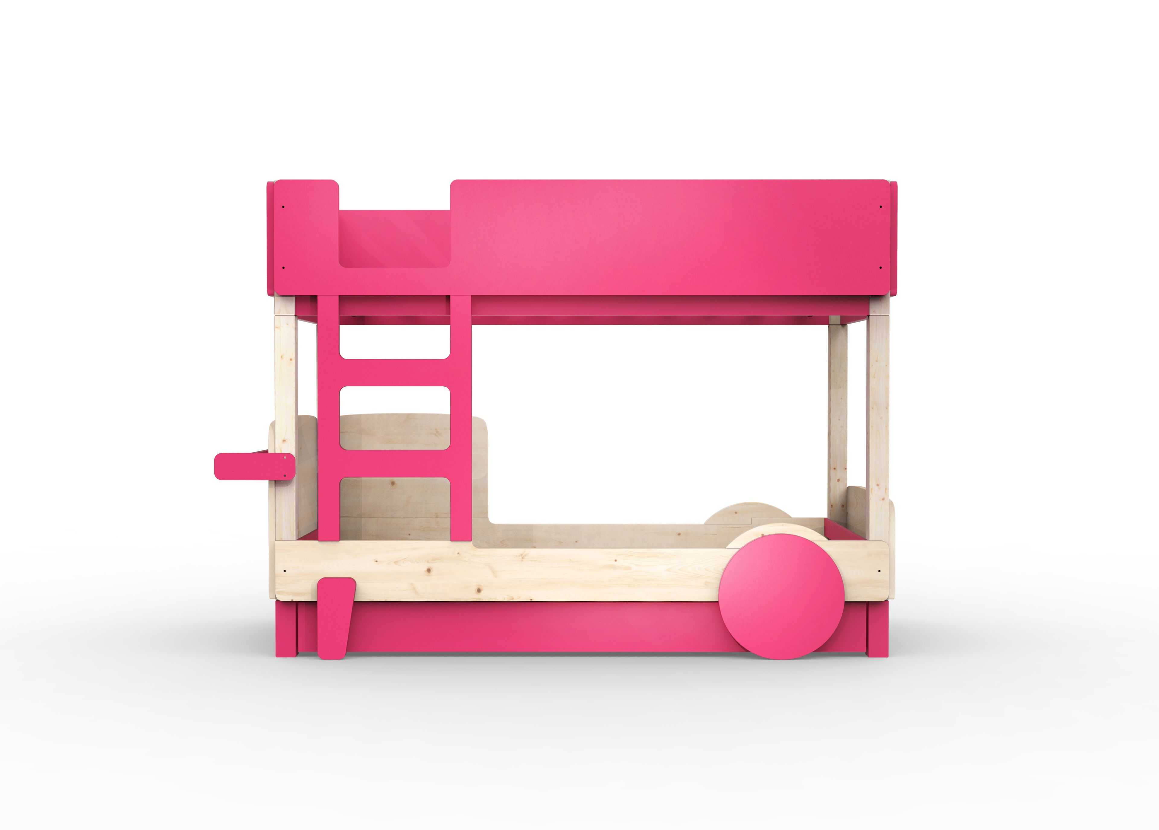 Деревянная двухъярусная кровать с выдвижной кроватью Mathy by Bols ARCH-00048116 - Вид №22