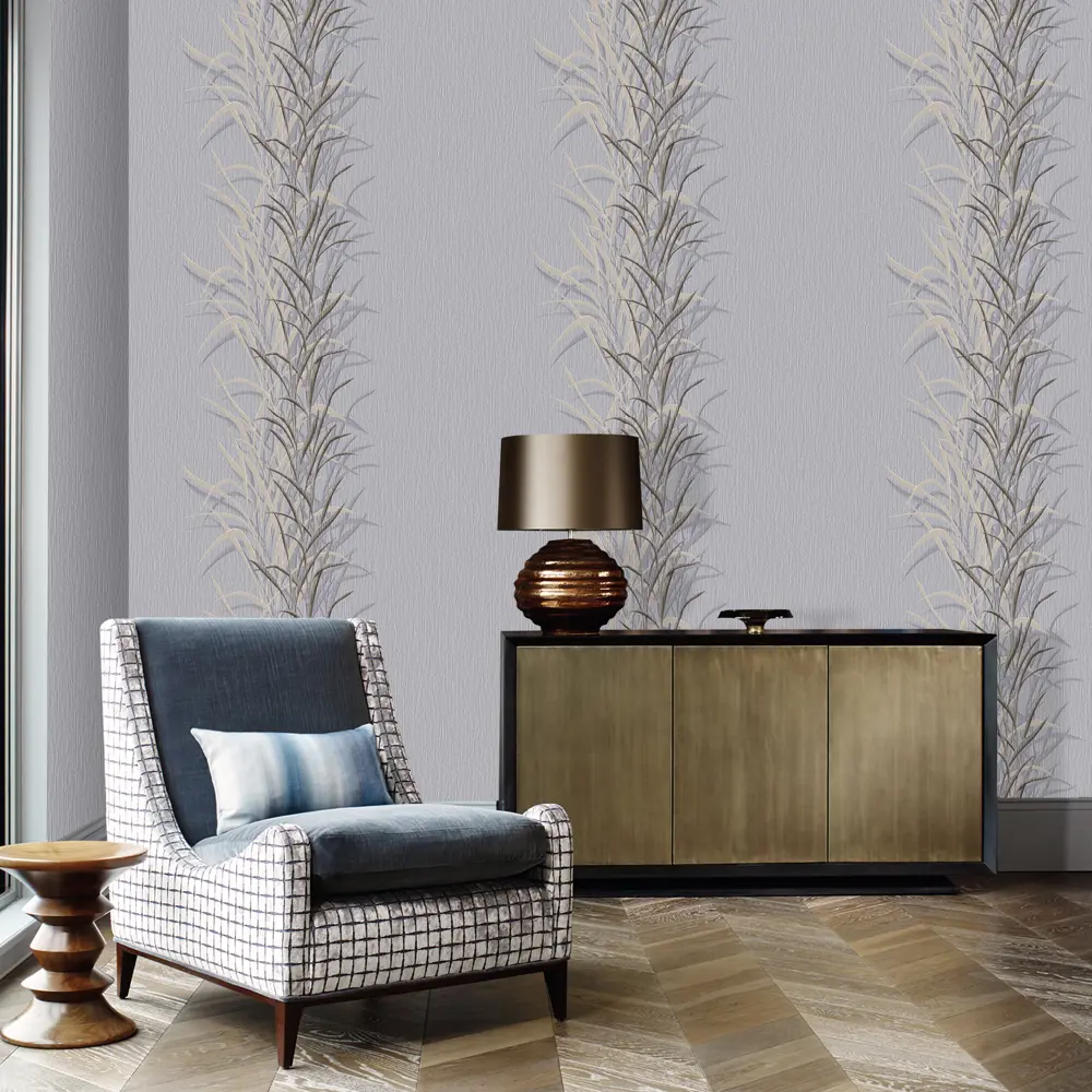 Обои флизелиновые Erismann Siena серые 1.06 м 6138-6 STLM-2125993 - Вид №2