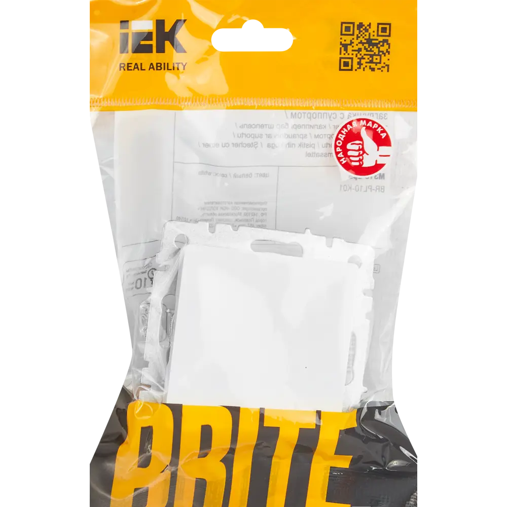 Заглушка IEK Brite для кабельного ввода встраиваемого типа 87761770 STLM-1574611 - Вид №4