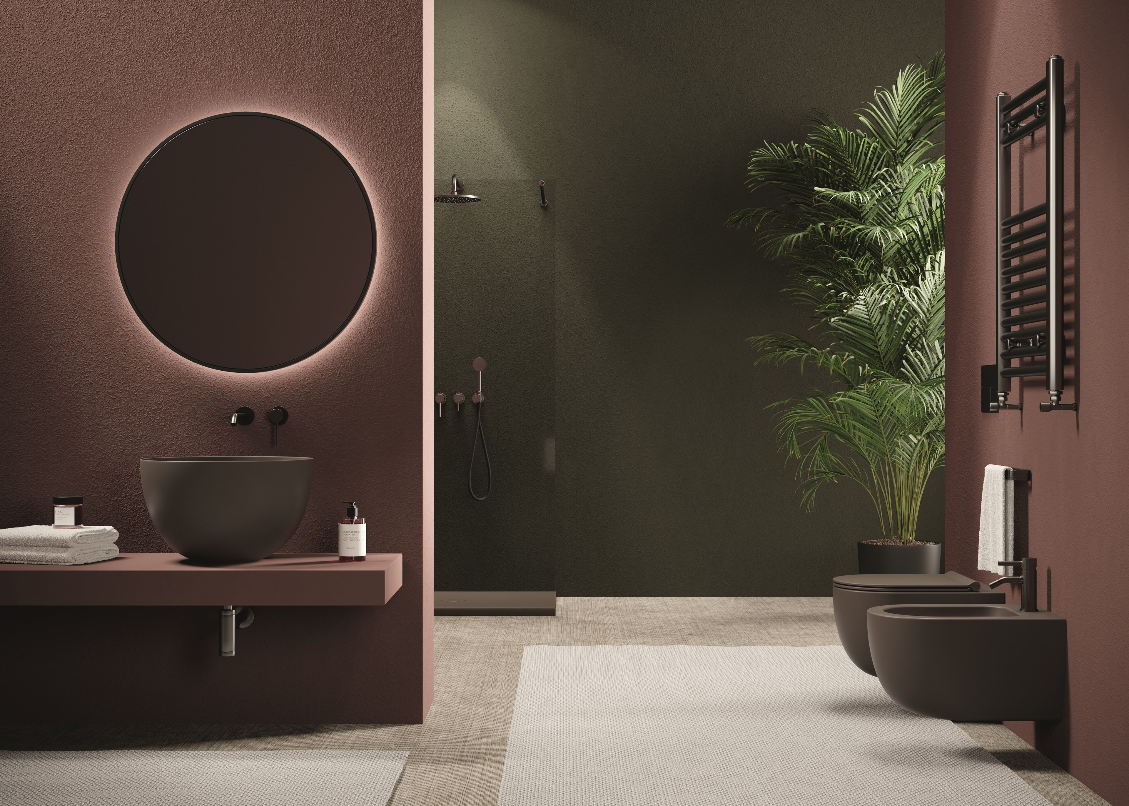 Керамическая круглая столешница Alice Ceramica уникальная ARCH-00034230 - Вид №6