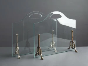 OFFICINACIANI Противопожарный экран для камина из хрусталя  Hf2026pa