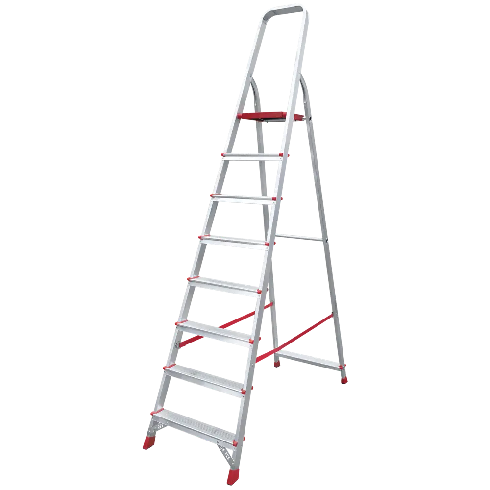 Стремянка Новая Высота Артель 3110 - 8-ступенчатая алюминиевая лестница 82695049 STLM-0034314