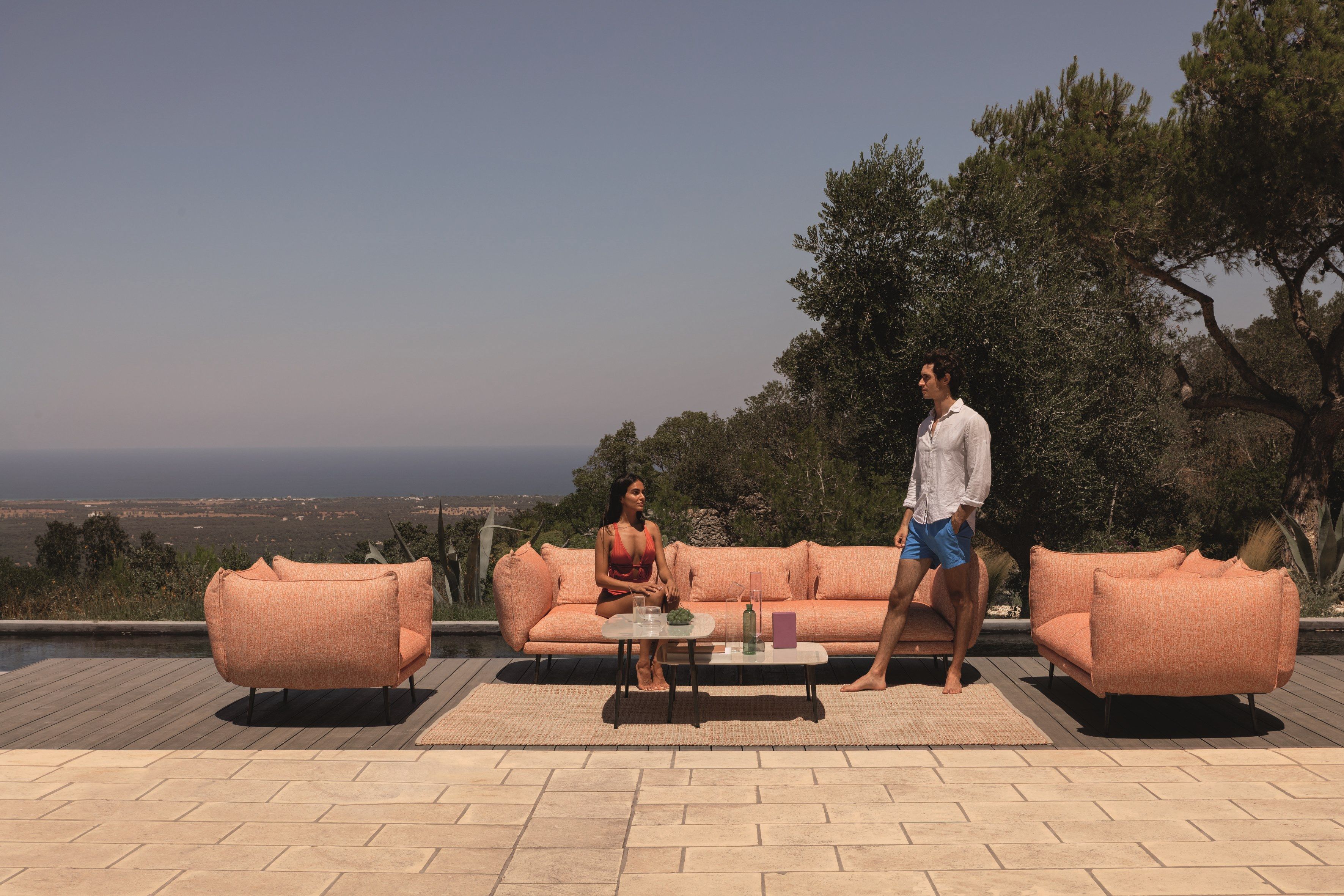 Тканевое садовое кресло с подлокотниками MY YOUR перо ARCH-00092133 - Вид №3