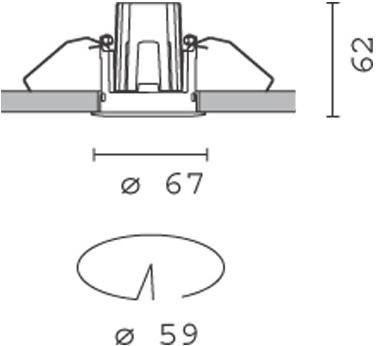 iGuzzini Круглый регулируемый точечный светильник для подвесных потолков Laser sun-id-1459268 - Вид №4