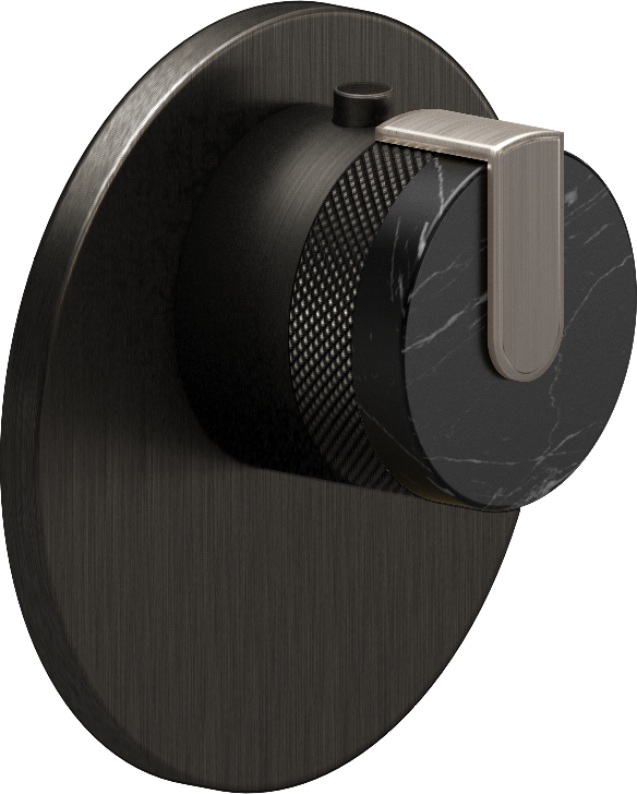 E-8027-R2MBE-L1BNi-BOX-T Термостатический переключатель 3/4-Внешняя часть GRAFF MOD+