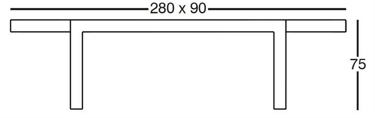 Стол из смолы Vondom Jut ARCH-00126836 - Вид №1