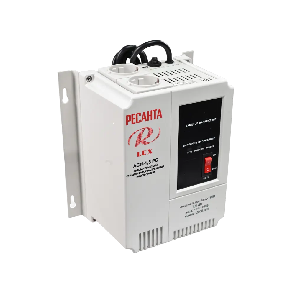 Стабилизатор напряжения Ресанта АСН-1.5 РС 1.5 кВт STLM-2161160 - Вид №10