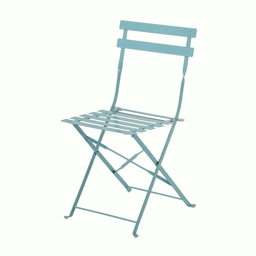 Стул Naterial Flora Origami складной 47х41х80 см сталь синий STLM-2202651