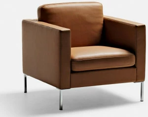 La Cividina Кожаное кресло Contract с подлокотниками Anytime