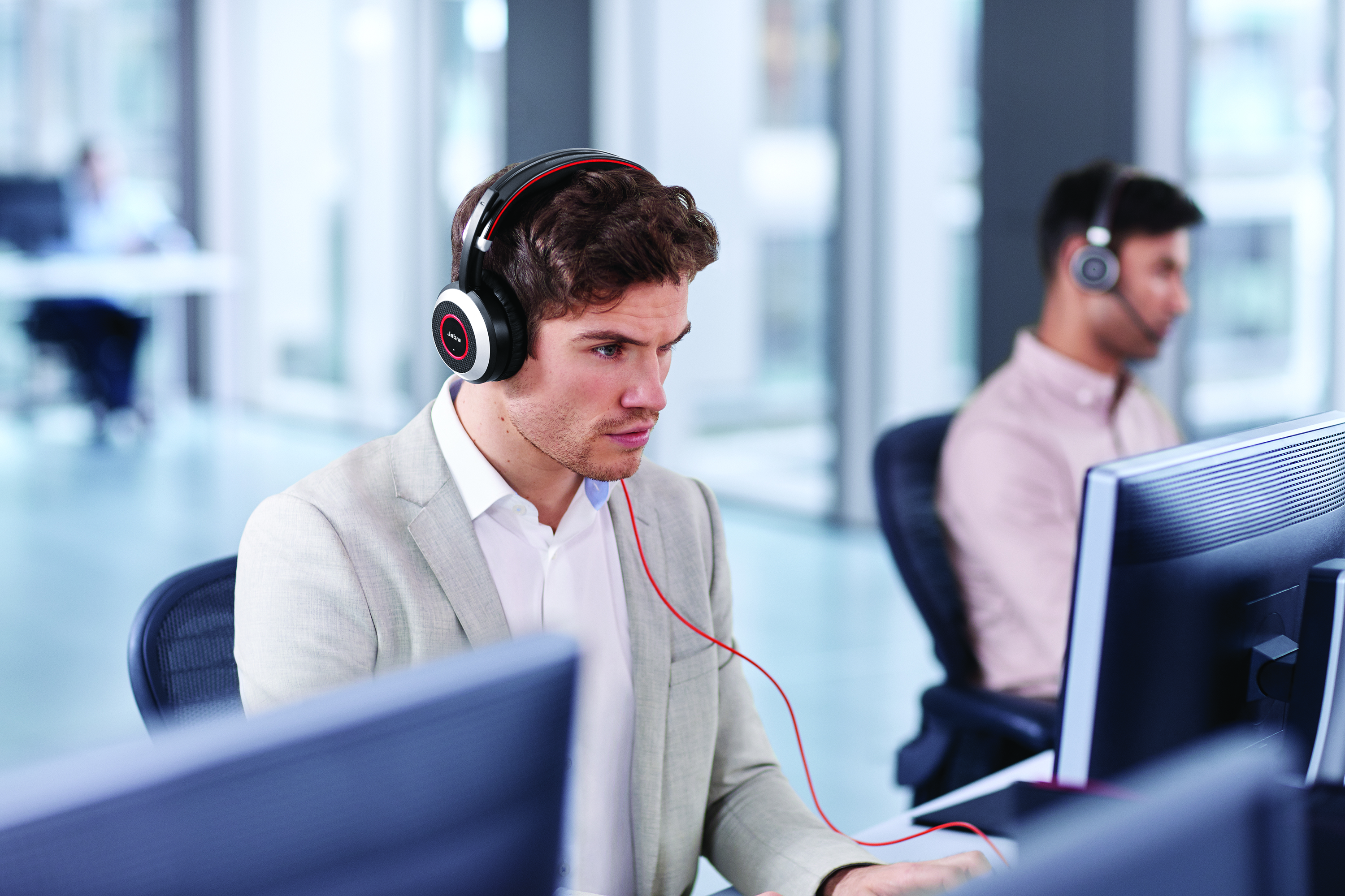 7599-838-199 evolve 75 stereo uc, charging stand & link 370 Jabra Santreyd  - Вид №32