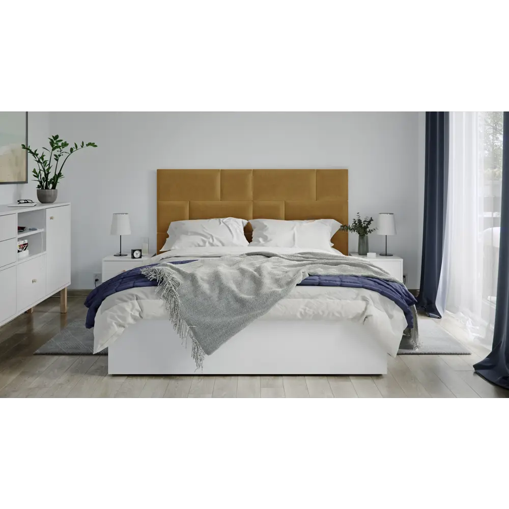 Панель тканевая Vilo 300x300 мм цвет горчичный Santreyd STLM-2087152 - Вид №1