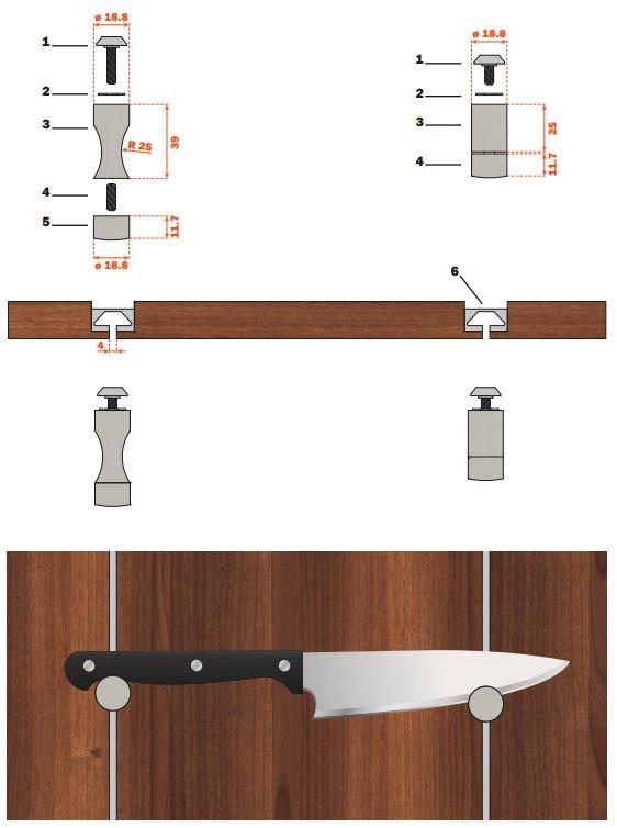 SALICE Система расстановки ножей Pin sun-id-1459225 - Вид №4
