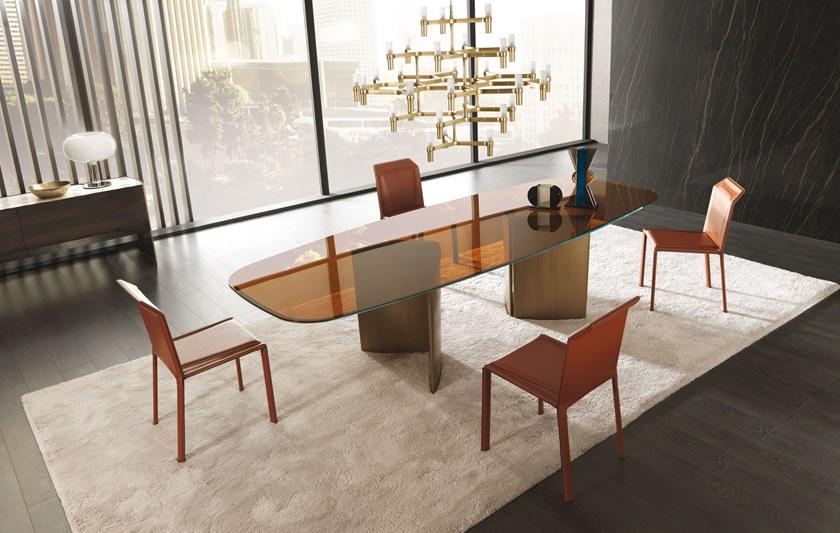 MisuraEmme Прямоугольный стеклянный стол Atelier sun-id-1486601 - Вид №7