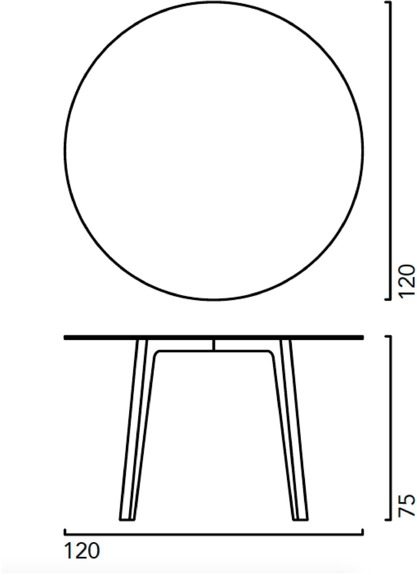 Круглый деревянный стол Mixis Santreyd sun-id-1347982 - Вид №3