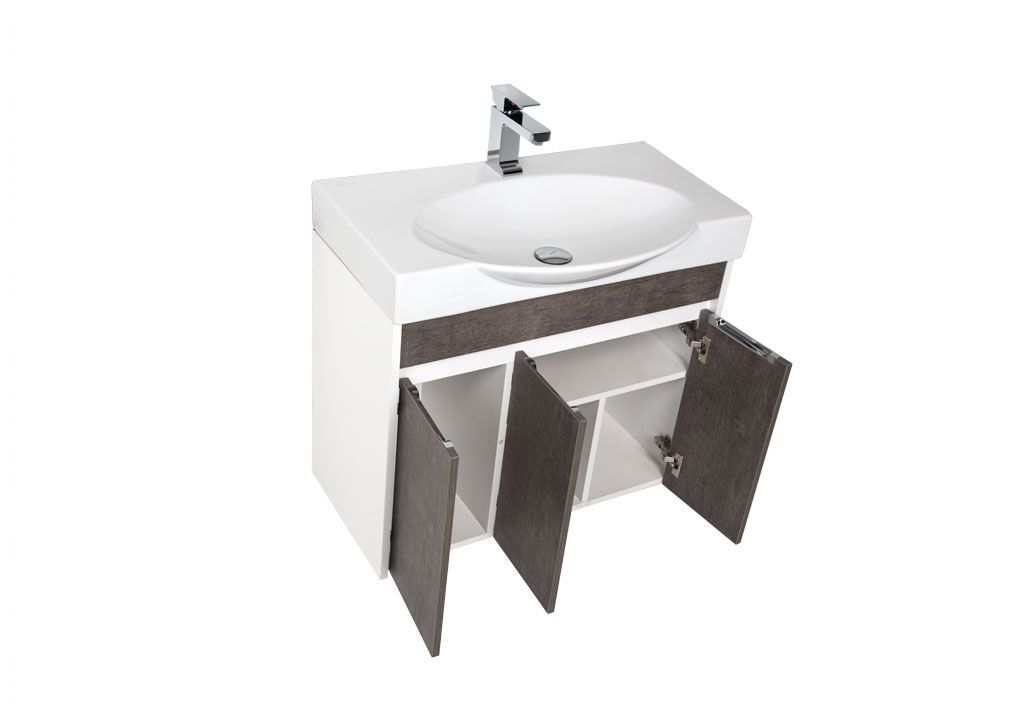 Мебель для ванной Aquanet Коста 76 белый/дуб антик 00188420 - Вид №3