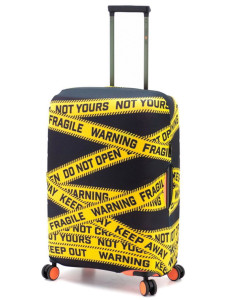 EBH690-M Чехол для чемодана средний Warning Tape Eberhart