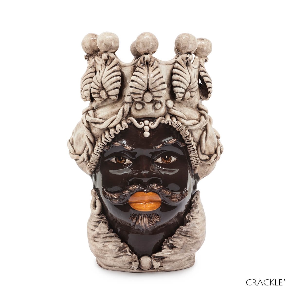 200655-80 ABHIKA ВАЗА МУЖСКАЯ МОРО БОЛЬШАЯ BLUE  - Вид №4