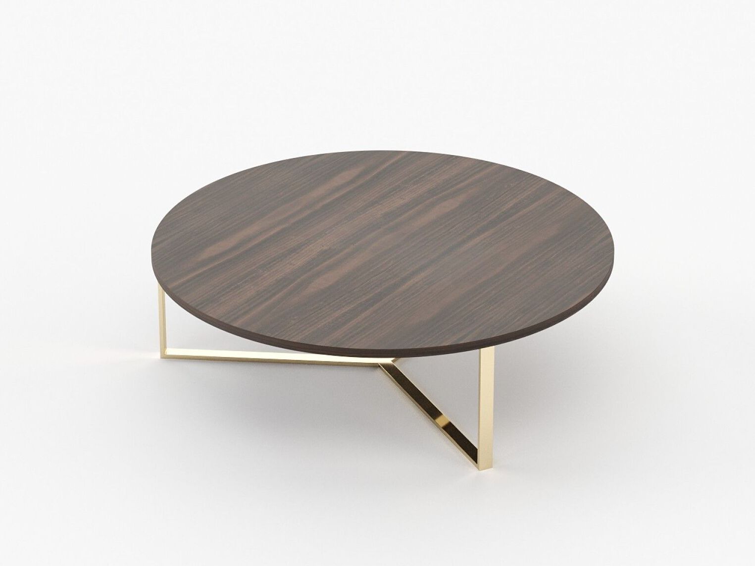 Деревянный низкий круглый журнальный столик Laskasas Not Another Edition ARCH-00128649 - Вид №2