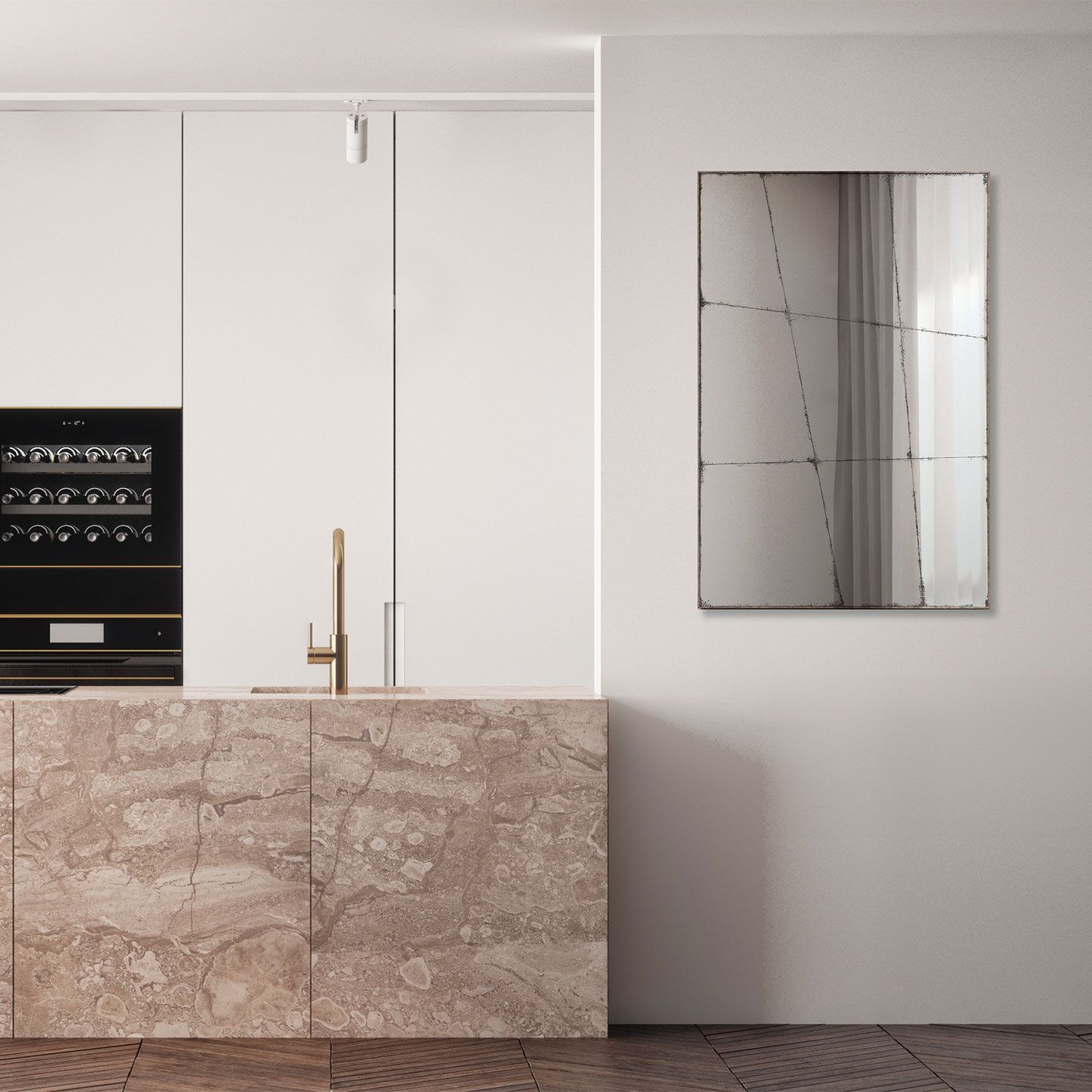 Прямоугольное настенное зеркало Agave ESTIA ARCH-00069400 - Вид №4