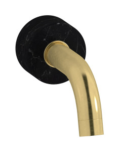 Настенный излив для ванны WE ARE IB mr327on_2 Natural Brass Marmo