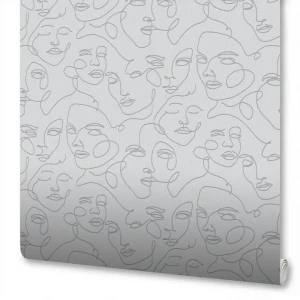 Обои флизелиновые Wallsecret Picasso серые 1.06 м 8754-27 87899203 STLM-2148884