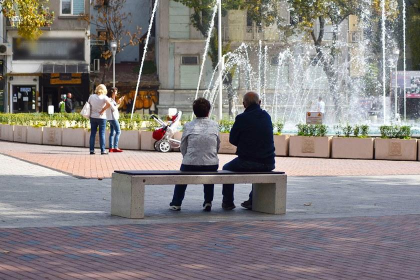 ENCHO ENCHEV - ETE Скамейка из бетона и дерева без спинки sun-id-1436545 - Вид №8