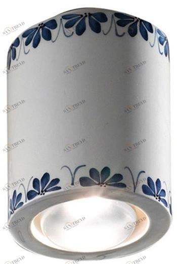 FERROLUCE Круглый керамический потолочный светильник Trieste C985 - c986