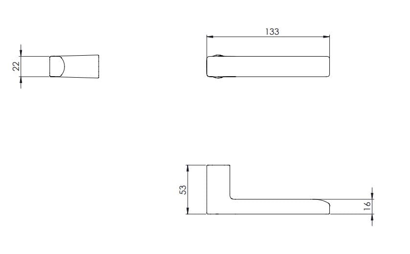 Ручка зама без розетки VERUM обнаженная ARCH-00042732 - Вид №6