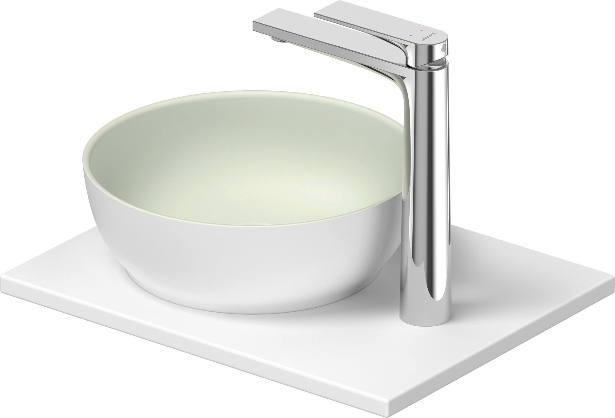 Керамическая столешница круглый умывальник Duravit Sivida ARCH-00000838 - Вид №4