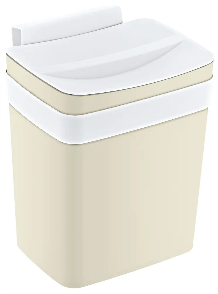 91322971 Мусорный контейнер 4 л Smartware TRN-191-Latte пластик цвет бежевый STLM-0876935