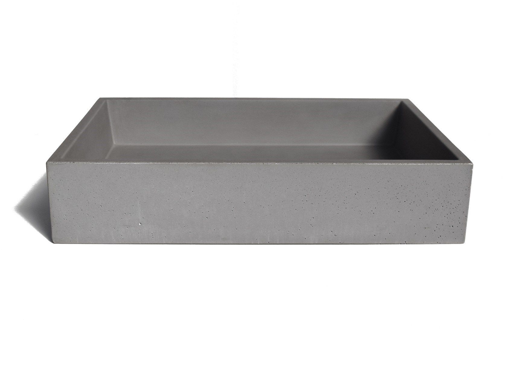 Бетонный прямоугольный умывальник с одной столешницей URBI et ORBI IMMISSIO 70 ARCH-00098530