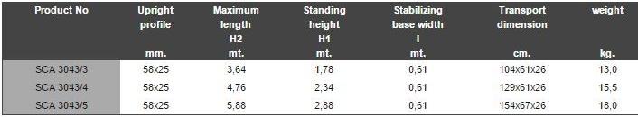Frigerio Carpenterie Профессиональная алюминиевая лестница sun-id-1399189 - Вид №4