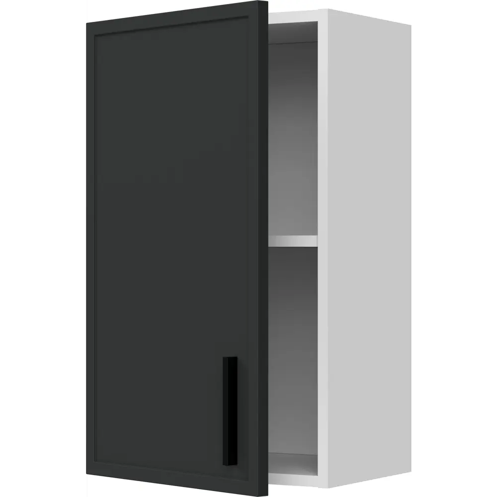 Навесной шкаф Hepo 40x67.6x29 см KONSENSA ЛДСП цвет серый Неро STLM-2045684 - Вид №2