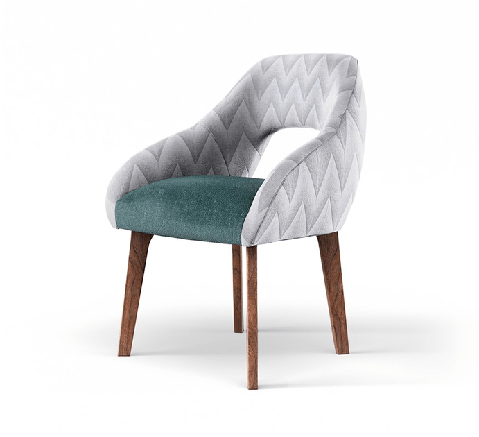 Mambo Unlimited Ideas Стул с обивкой и подлокотниками Lola sun-id-1381808 - Вид №3