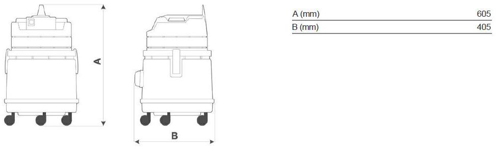 Vortice Профессиональный пылесос Professional wd 75001 - Вид №3