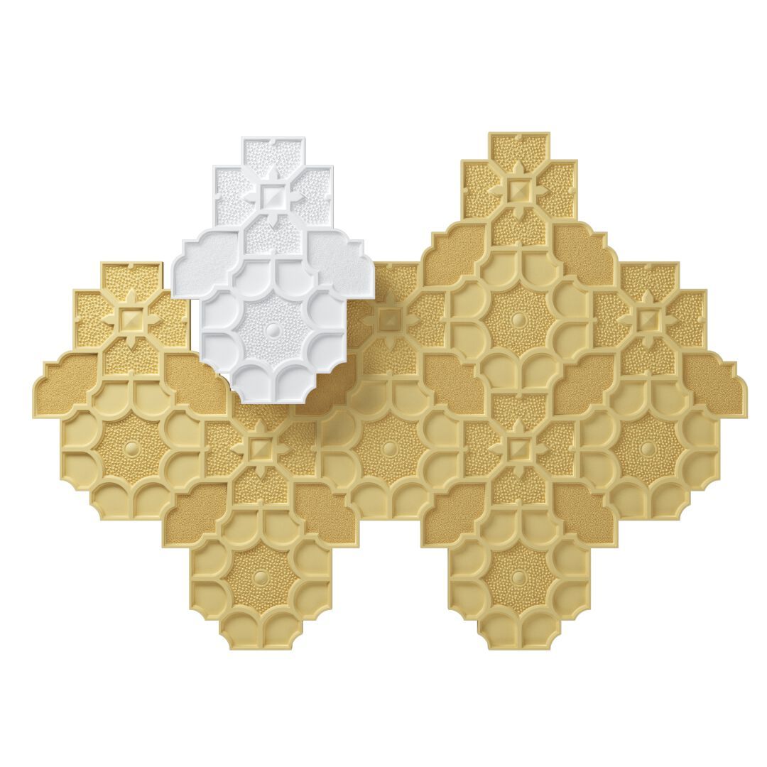 Трехмерное гипсовое покрытие WallDeco C-Classic ARCH-00115508 - Вид №1