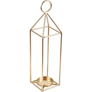 Подсвечник металл 41.6 см цвет золотой