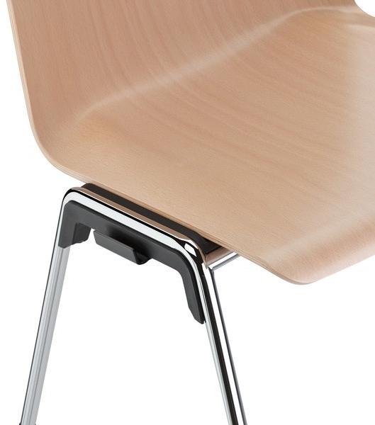 Brunner Штабелируемый стул из бука для залов ожидания Hero sun-id-1479830 - Вид №5