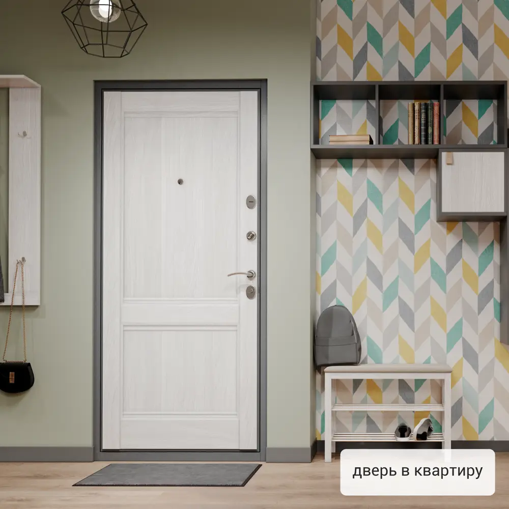 Дверь входная металлическая Берн 950 мм левая цвет тоскана тернер TOREX STLM-2192040 - Вид №14