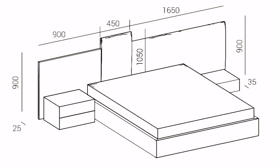 Dall'Agnese Обитое тканью изголовье кровати sun-id-1463161 - Вид №9