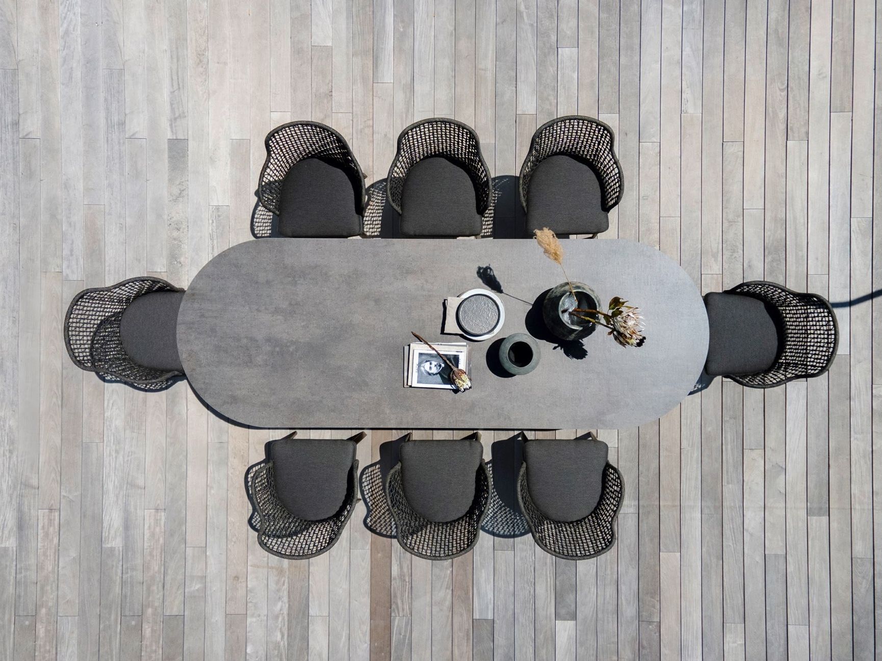 Алюминиевый овальный садовый стол Varaschin Эмма ARCH-00088653 - Вид №5