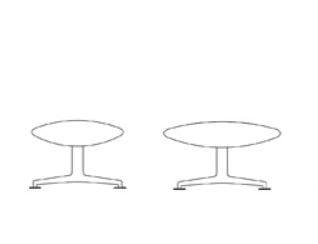 Кожаная спицевая подставка для ног Knoll ARCH-00101640 - Вид №2