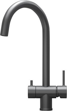 7104, ГРАФИТ МАТОВЫЙ, СМЕСИТЕЛЬ КУХОННЫЙ