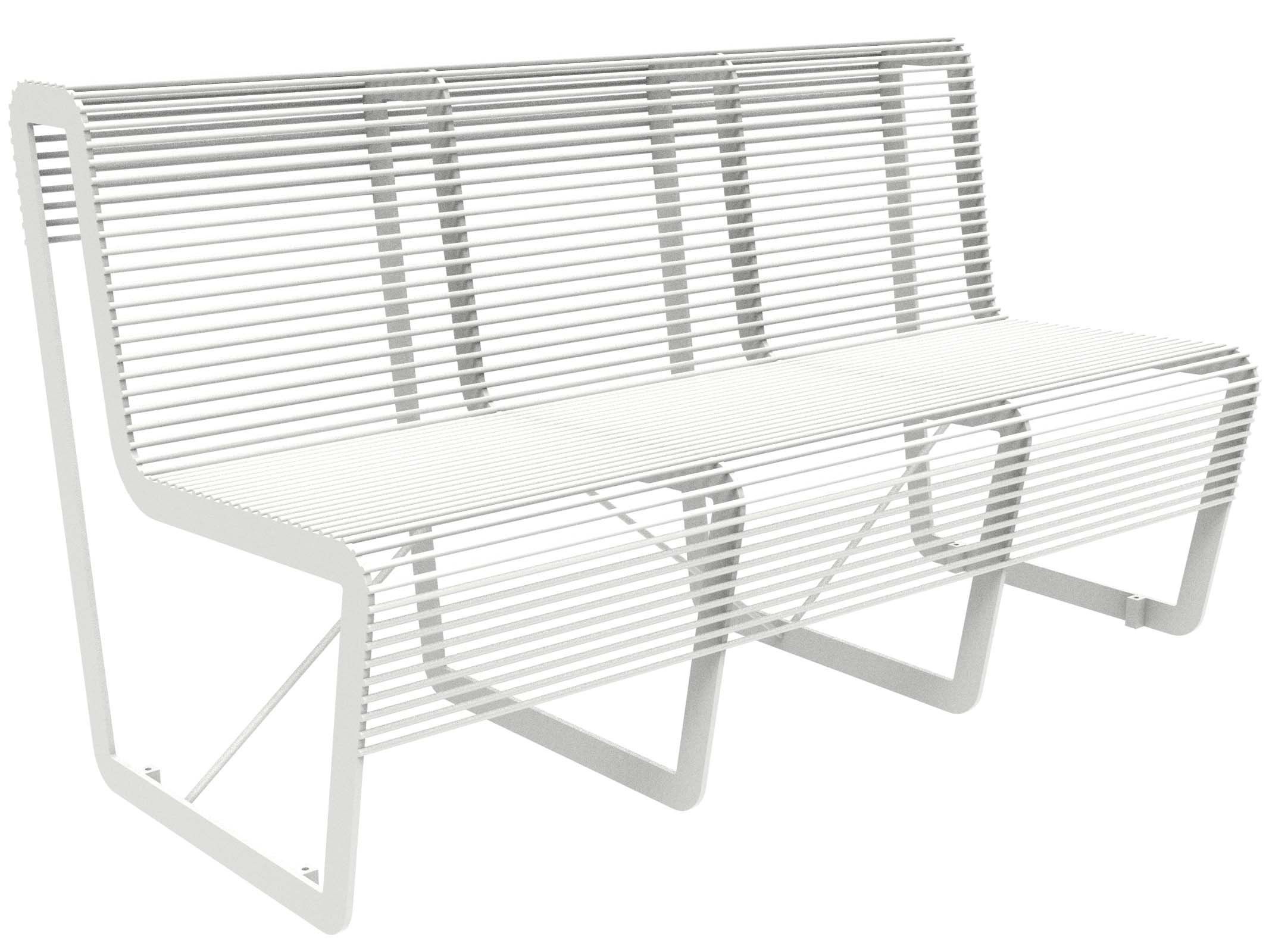 Оцинкованная стальная скамья со спинкой Lazzari Light ARCH-00099033 - Вид №20