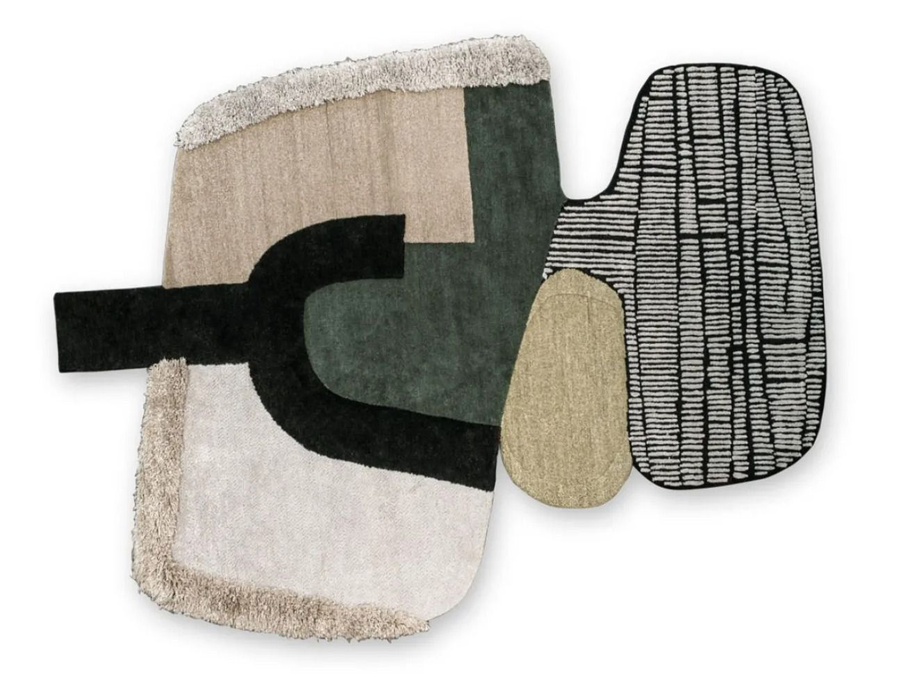 Ковер ручной работы с геометрическим рисунком Baxter Himani ARCH-00032074