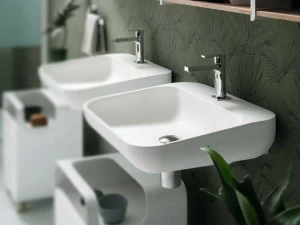 Подвесная раковина настенная овальная ARBLU TULIP белая