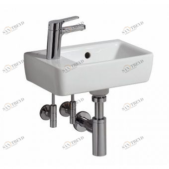 276240000 Подвесная раковина настенная прямоугольная Keramag  белая 