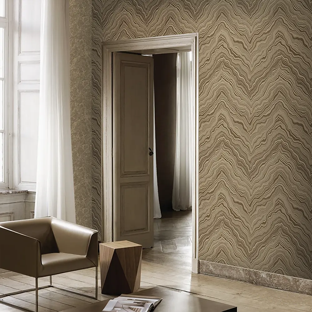 Обои флизелиновые Erismann Siena коричневые 1.06 м 60004-05 STLM-2038316 - Вид №2